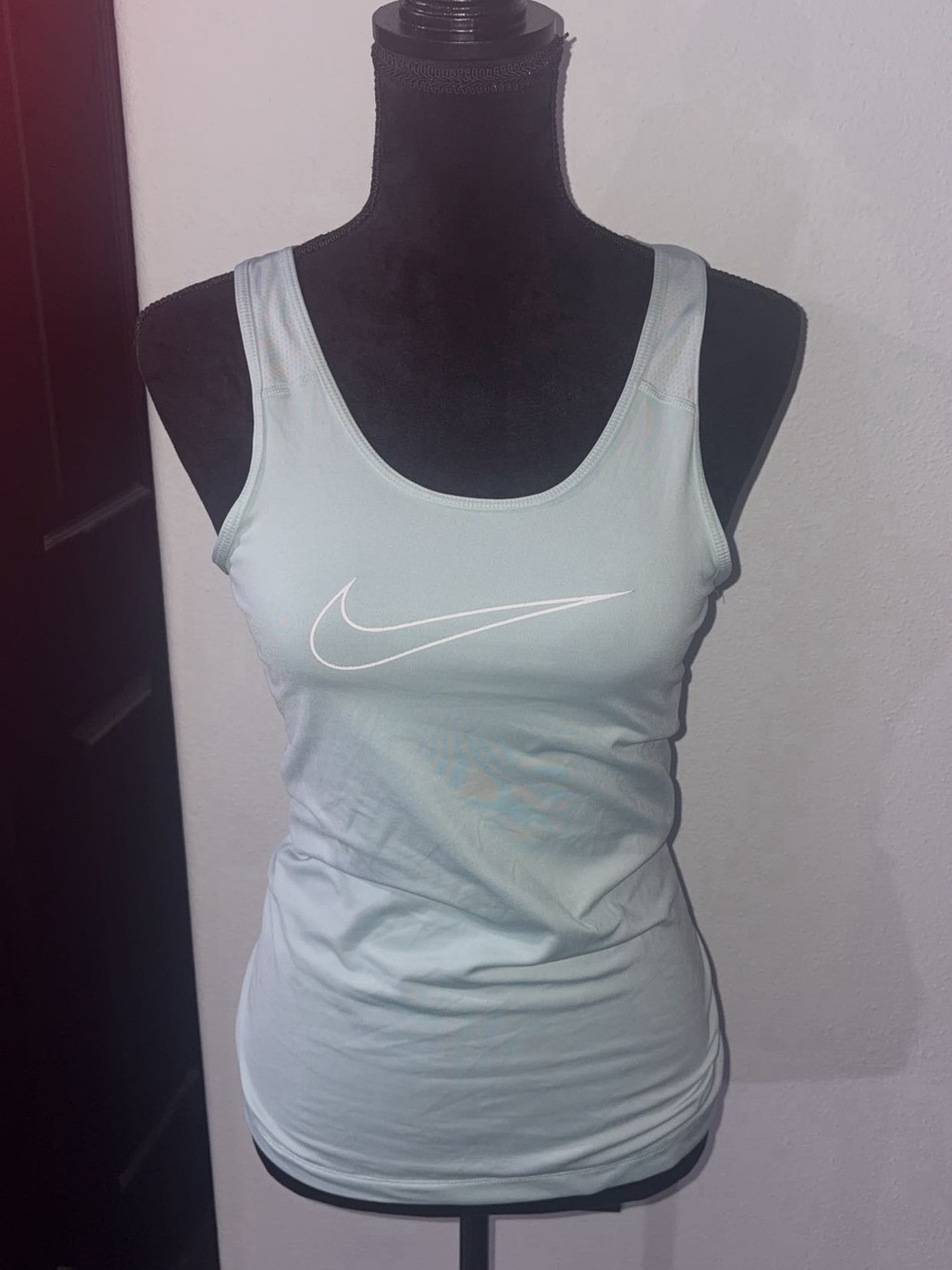 Nike Women's Pale Blue Racerback Performance Tank